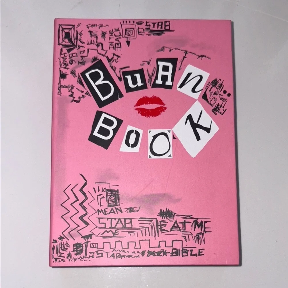 Storybook Cosmetics: Mean Girls Burn Book 12 Eyeshadow and Mirror NEW